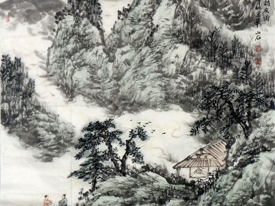 皴筆蒼厚 云心出岫——《西部成功書畫家》刊載德州美協主席吳山石先生畫作賞析