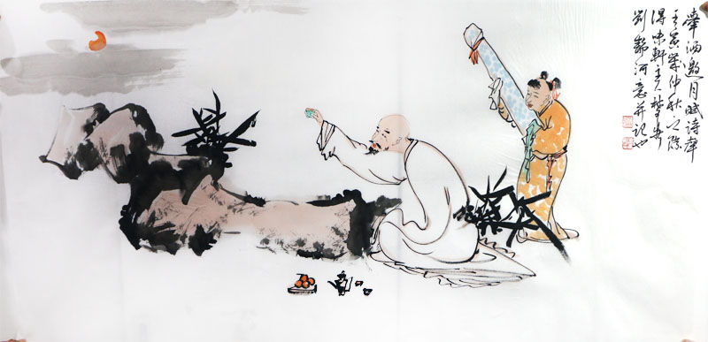 明凈典雅 恬淡悠然——劉靜河人物畫在“書寫新時代·丹青繪金秋全國名家書畫邀請展”展出