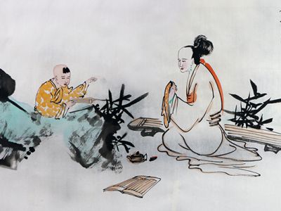 明凈典雅 恬淡悠然——?jiǎng)㈧o河人物畫(huà)在“書(shū)寫(xiě)新時(shí)代·丹青繪金秋全國(guó)名家書(shū)畫(huà)邀請(qǐng)展”展出
