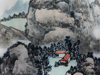 筆墨蒼潤(rùn) 氣勢(shì)雄強(qiáng)——陳章樹(shù)山水畫(huà)在“書(shū)寫(xiě)新時(shí)代·丹青繪金秋全國(guó)名家書(shū)畫(huà)邀請(qǐng)展”展出