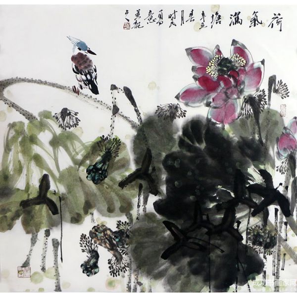 荷氣滿塘