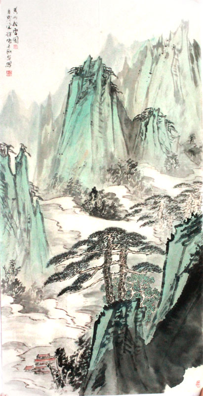 以禪悟畫 清明曠達——成功美術(shù)館館藏劉群先生山水畫讀后感