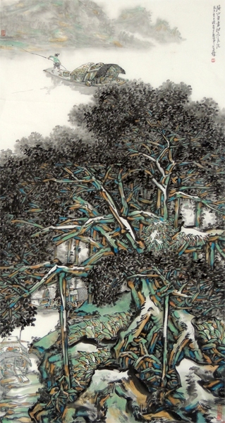 山水丹青色 花鳥(niǎo)詩(shī)情蘊(yùn)——廣西美協(xié)副主席王慶軍先生作品（《西部成功書(shū)畫(huà)家》刊載）簡(jiǎn)析