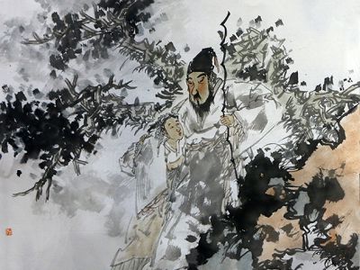 筆致秀潤 形神俊朗——當代人物畫家劉藝青先生作品在“書寫新時代·丹青繪金秋全國名家書畫邀請展”展出