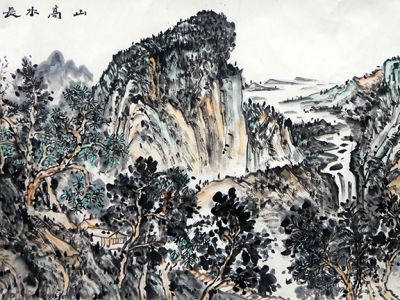 墨韻厚重 氣勢磅礴——《西部成功書畫家》刊載魏列海山水畫賞析