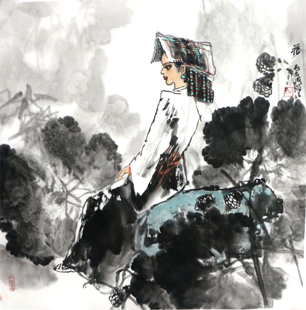 寫意傳神 筆墨精煉——甘肅畫院副院長毛志成人物作品在“書寫新時代·丹青繪金秋全國名家書畫邀請展”展出