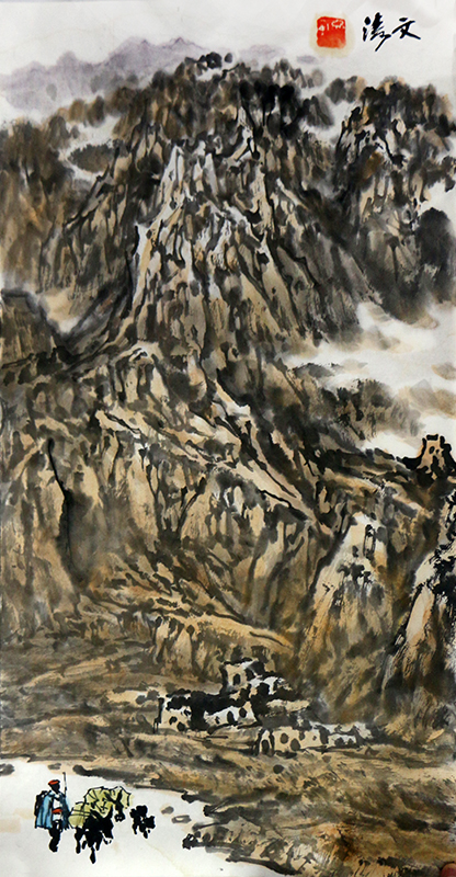 朔風寄古道 造化入筆端——賞讀隴上著名畫家郭文濤先生山水畫作（《西部成功書畫家》刊載）有感
