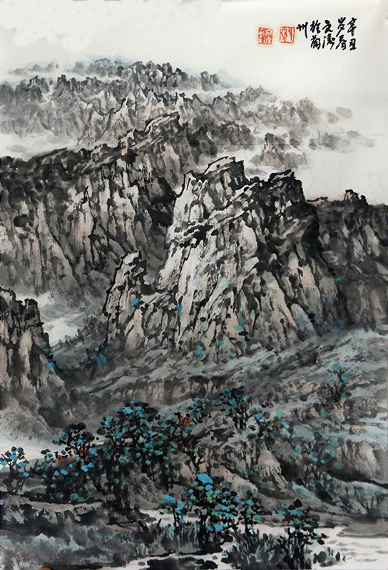 朔風寄古道 造化入筆端——賞讀隴上著名畫家郭文濤先生山水畫作（《西部成功書畫家》刊載）有感