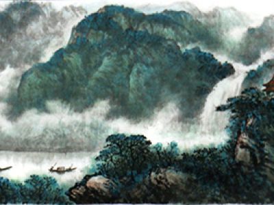 筆寫山骨 彩染峰神——當代山水畫家王信聰先生畫作（《西部成功書畫家》刊載）賞讀