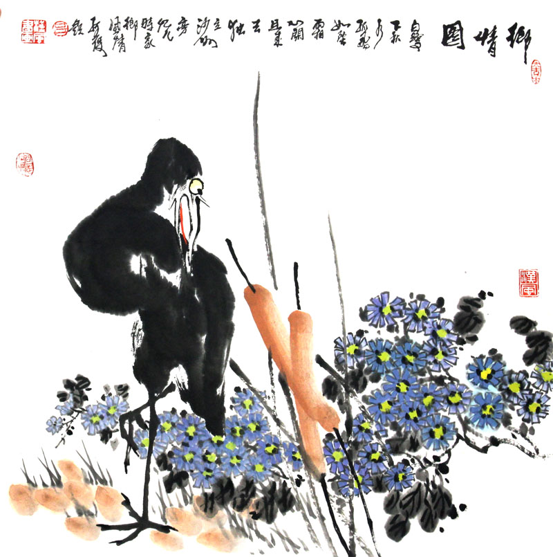 清麗委婉  高古蒼涼——《西部成功書畫家》刊載呂拴保花鳥畫欣賞