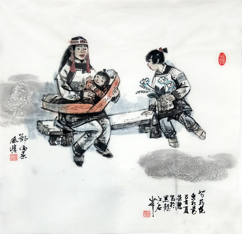 畫寫民俗 彰顯人文——黑河美協名譽主席姜榮慧先生畫作在“書寫新時代·丹青繪金 秋全國名家書畫邀請展”展出