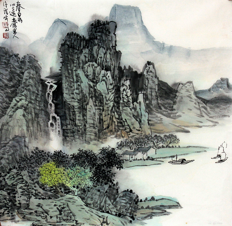 清新野逸 深邃悠遠——《西部成功書畫家》刊載許澄宇先生山水畫欣賞