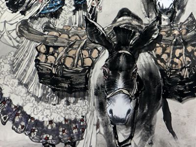 西部風范 塞外情濃——當代著名人物畫家劉選讓先生作品（《西部成功書畫家》刊載）簡析