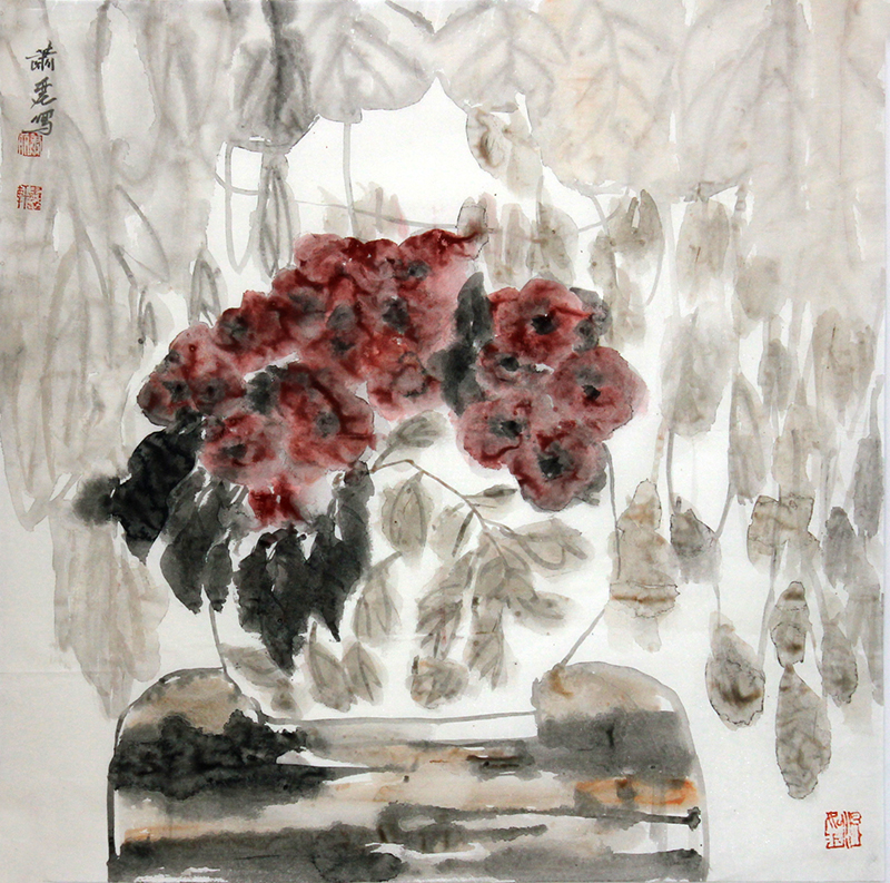 鋪錦列繡 繁花滿眼——當代女畫家蕭麗花鳥畫作（《西部成功書畫家》刊載）賞讀