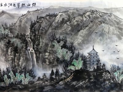 墨蘊天地寬 置陳氣勢宏——再讀著名山水畫家王界山先生畫作（《西部成功書畫家》刊載）有感