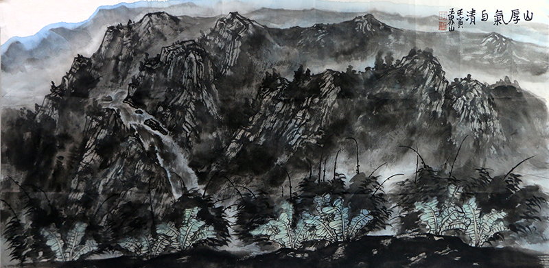 墨蘊天地寬 置陳氣勢宏——再讀著名山水畫家王界山先生畫作（《西部成功書畫家》刊載）有感