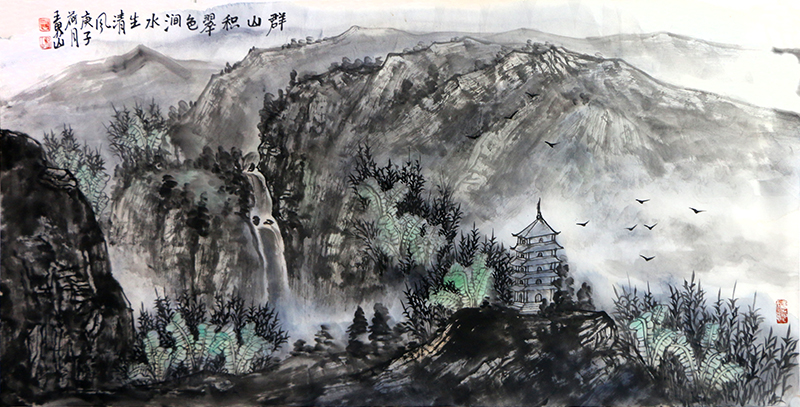 墨蘊天地寬 置陳氣勢宏——再讀著名山水畫家王界山先生畫作（《西部成功書畫家》刊載）有感