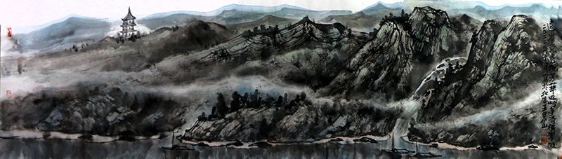 墨蘊天地寬 置陳氣勢宏——再讀著名山水畫家王界山先生畫作（《西部成功書畫家》刊載）有感