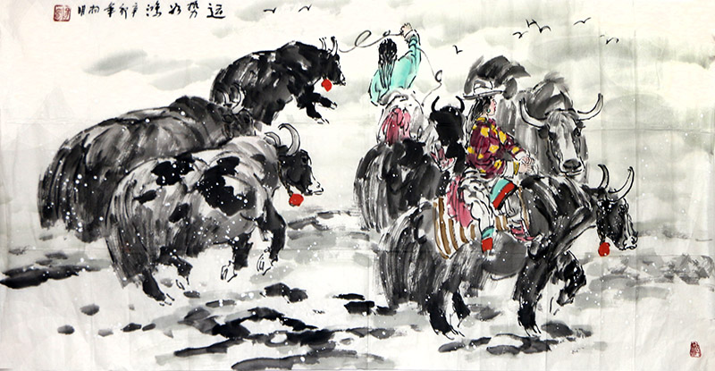 取象生動   寄寓鄉情——青海美協副主席楊明先生畫作（《西部成功書畫家》刊載）賞讀