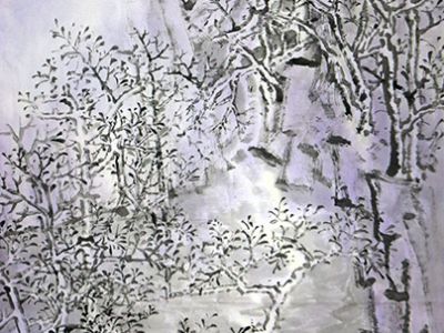 靜坐觀泉瀑 寒林蘊禪境 ——《西部成功書畫家》刊載湖北國畫院副院長徐進波先生作品賞析
