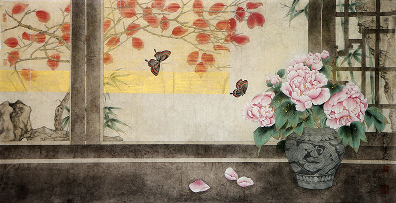 情蘊景中 境生象外——當代工筆花鳥畫家詹黎明先生作品（《西部成功書畫家》刊載）賞讀