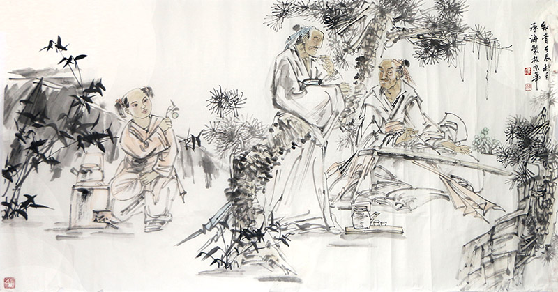線律形生 寫心傳神——山西中國畫學會副會長翟承海先生作品（《西部成功書畫家》刊載）簡析