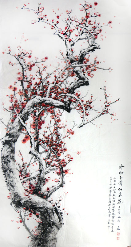 紅梅花兒開  冰心迎春來——《西部成功書畫家》刊載遼寧美協(xié)顧問吳成槐先生紅梅讀后感