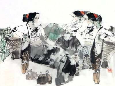 筆立形姿 線律生采——云南美協常務副主席陳永樂先生畫作在“成功美術館2024迎新春當代書畫名家邀請展”展出