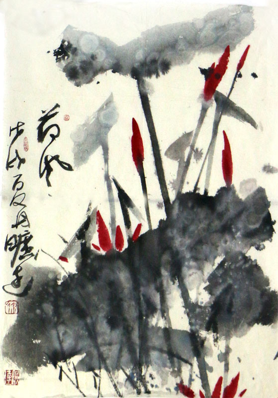 簡逸深邃  寧靜致遠——讀徐曠達先生的荷花畫作（《西部成功書畫家》刊載）漫語