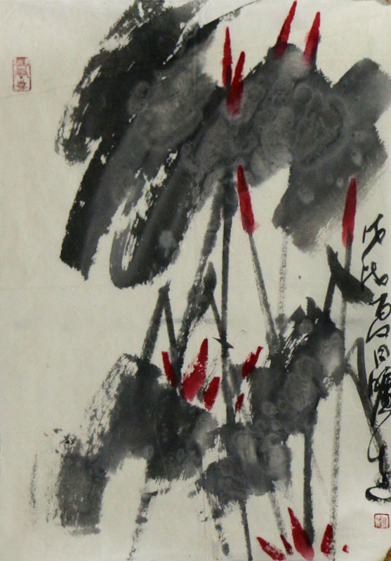 簡逸深邃  寧靜致遠——讀徐曠達先生的荷花畫作（《西部成功書畫家》刊載）漫語