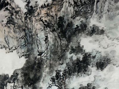 筆舞山河 墨暈云煙——平涼美協主席張濤作品在“成功美術館2024迎新春當代書畫名家邀請展”展出