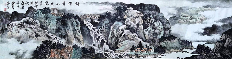 以自然為師 為生活而畫——河南山水畫家梁軍先生作品在“成功美術館2024迎新春當代書畫名家邀請展”展出