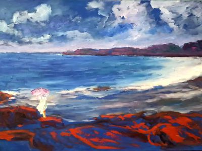 云影天光 碧波蕩漾——青島油畫家王安宇先生作品在“丹青繪盛世 妙筆迎新年”成功美術館名家書畫邀請展展出