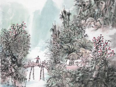 瓊山生崢嶸 茂林起云煙——《西部成功書畫家》刊載楊彬作品賞析