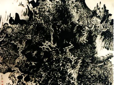 焦墨純粹 氣象宏大——劉建敏先生山水作品在“成功美術館2024迎新春當代書畫名家邀請展”展出