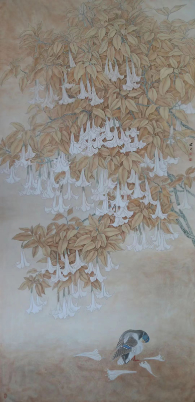 筆行老梅蒼 落墨報(bào)春香——甘肅工筆畫協(xié)會(huì)主席李建民先生畫作在“成功美術(shù)館2024迎新春當(dāng)代書畫名家邀請(qǐng)展”展出