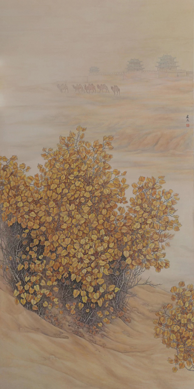 筆行老梅蒼 落墨報(bào)春香——甘肅工筆畫協(xié)會(huì)主席李建民先生畫作在“成功美術(shù)館2024迎新春當(dāng)代書畫名家邀請(qǐng)展”展出