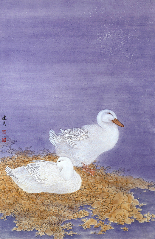 筆行老梅蒼 落墨報(bào)春香——甘肅工筆畫協(xié)會(huì)主席李建民先生畫作在“成功美術(shù)館2024迎新春當(dāng)代書畫名家邀請(qǐng)展”展出