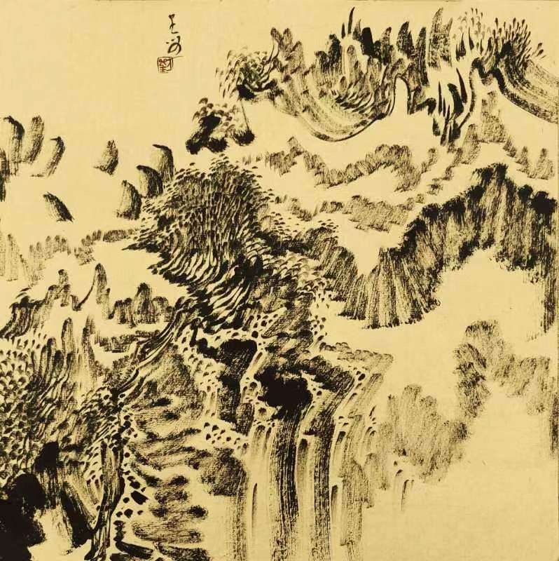 焦墨純粹 氣象宏大——劉建敏先生山水作品在“成功美術(shù)館2024迎新春當(dāng)代書畫名家邀請展”展出