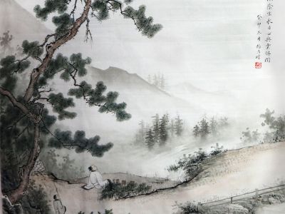 筆簡意濃 寧靜高古——楊昌增畫作在“成功美術館2024迎新春當代書畫名家邀請展”展出