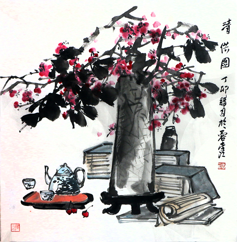 意筆寫清玩 雅趣寄畫圖——四川當代著名女畫家李江作品在“成功美術(shù)館2024迎新春當代書畫名家邀請展”展出