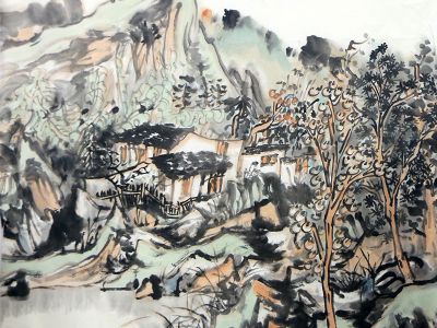 線律山川舞 錯布逸境生——湖北國畫院原副院長涂同源先生畫作（《西部成功書畫家》刊載）賞讀