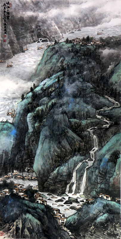 巨嶂山水雄 咫尺天地寬——淺談著名山水畫家程振國先生作品（甲辰賀新春展）的自然取象及蘊含的體物得神之境