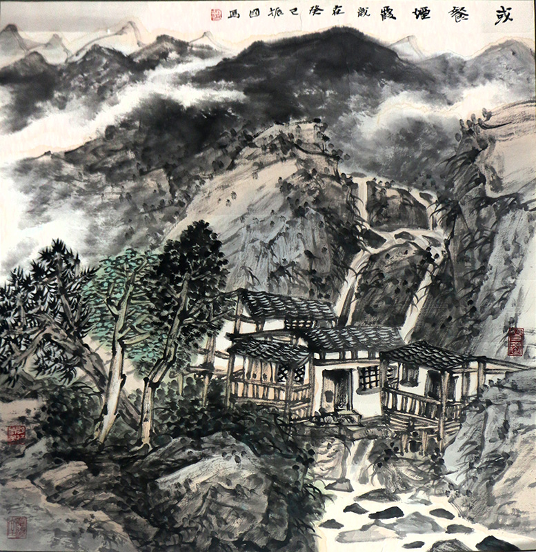 巨嶂山水雄 咫尺天地寬——淺談著名山水畫家程振國先生作品（甲辰賀新春展）的自然取象及蘊含的體物得神之境
