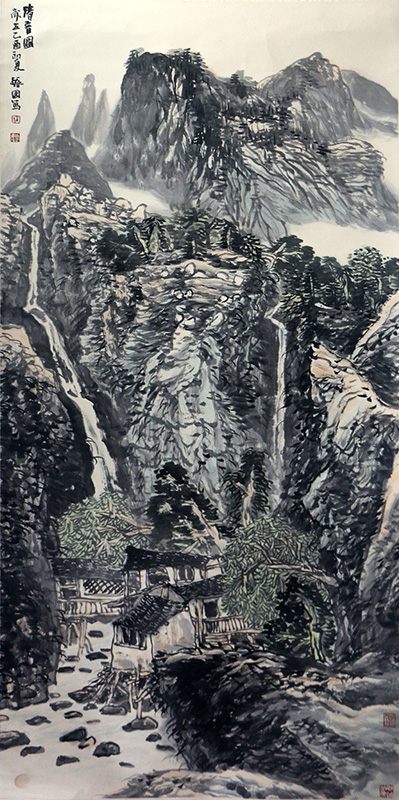 巨嶂山水雄 咫尺天地寬——淺談著名山水畫家程振國先生作品（甲辰賀新春展）的自然取象及蘊含的體物得神之境