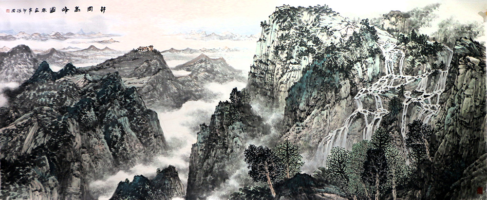 巨嶂山水雄 咫尺天地寬——淺談著名山水畫家程振國先生作品（甲辰賀新春展）的自然取象及蘊含的體物得神之境