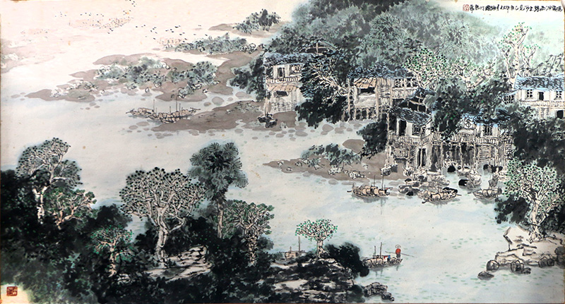 巨嶂山水雄 咫尺天地寬——淺談著名山水畫家程振國先生作品（甲辰賀新春展）的自然取象及蘊含的體物得神之境