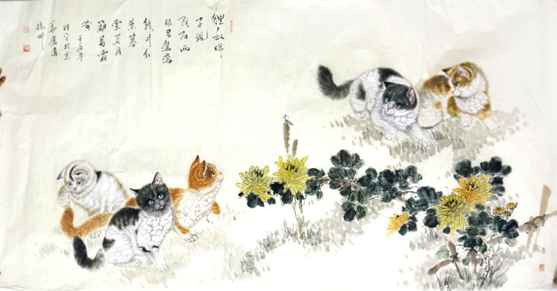 平安喜樂 神態有趣——觀《西部成功書畫家》刊載田維平先生筆下生動活潑的貓