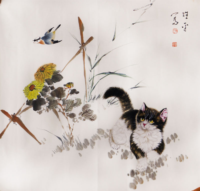 平安喜樂 神態有趣——觀《西部成功書畫家》刊載田維平先生筆下生動活潑的貓