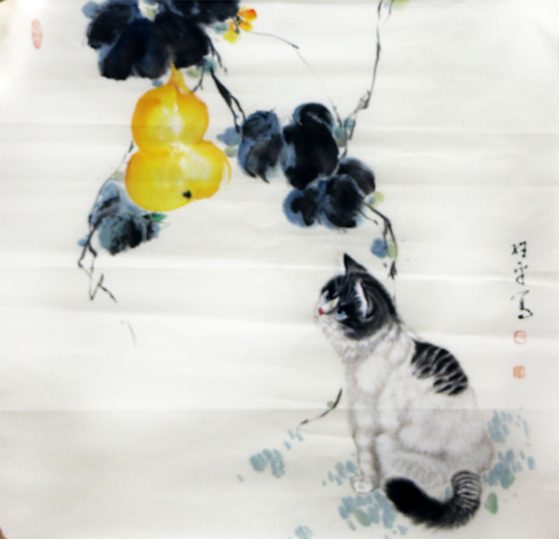 平安喜樂 神態有趣——觀《西部成功書畫家》刊載田維平先生筆下生動活潑的貓